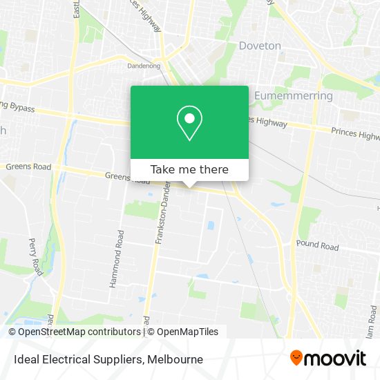 Ideal Electrical Suppliers map