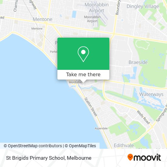 St Brigids Primary School map