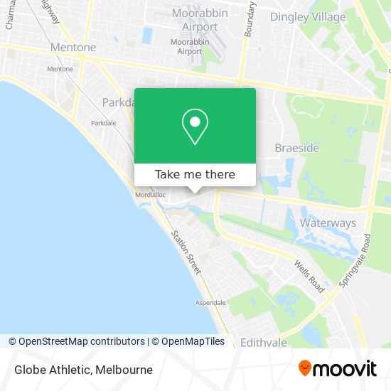 Globe Athletic map