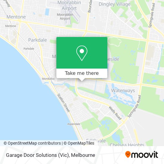 Garage Door Solutions (Vic) map