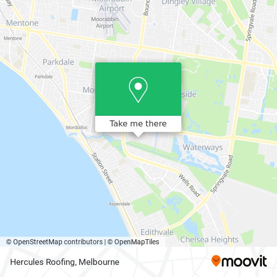 Mapa Hercules Roofing