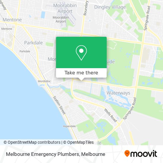 Mapa Melbourne Emergency Plumbers