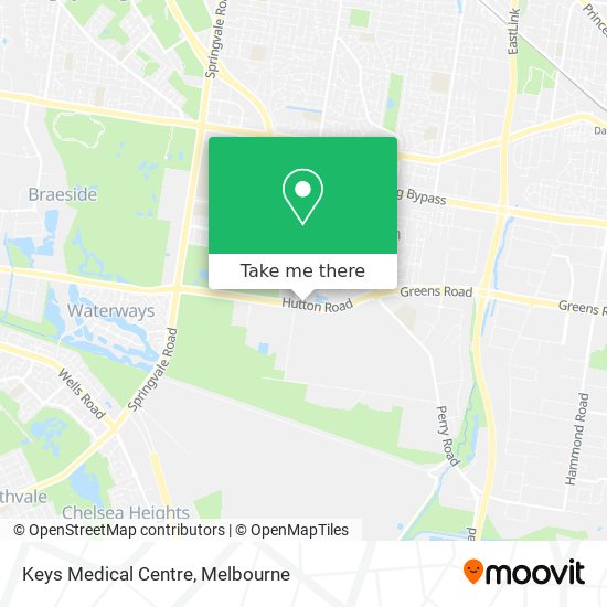 Keys Medical Centre map
