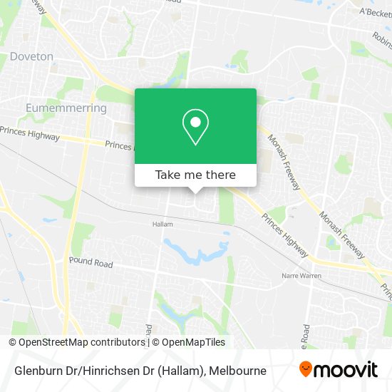 Glenburn Dr / Hinrichsen Dr (Hallam) map