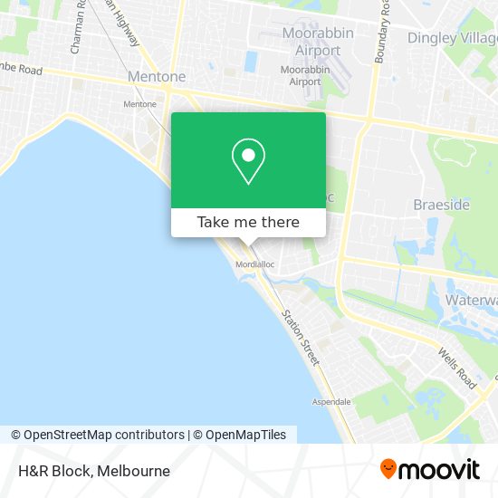 H&R Block map