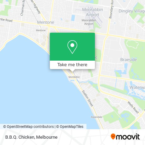 B.B.Q. Chicken map