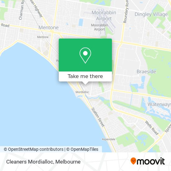 Cleaners Mordialloc map