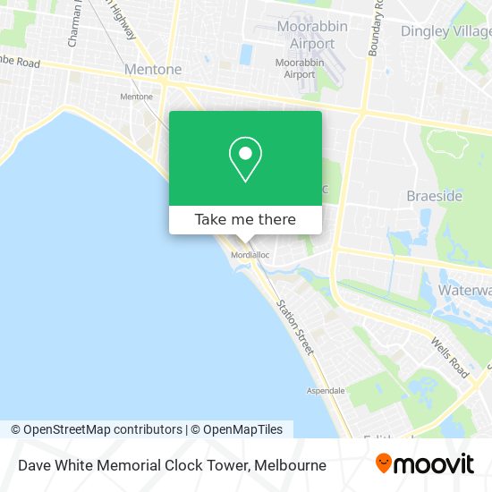 Dave White Memorial Clock Tower map