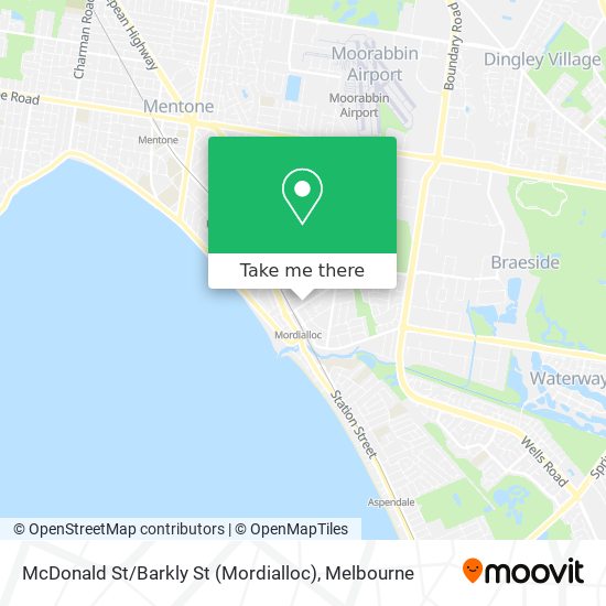 McDonald St / Barkly St (Mordialloc) map