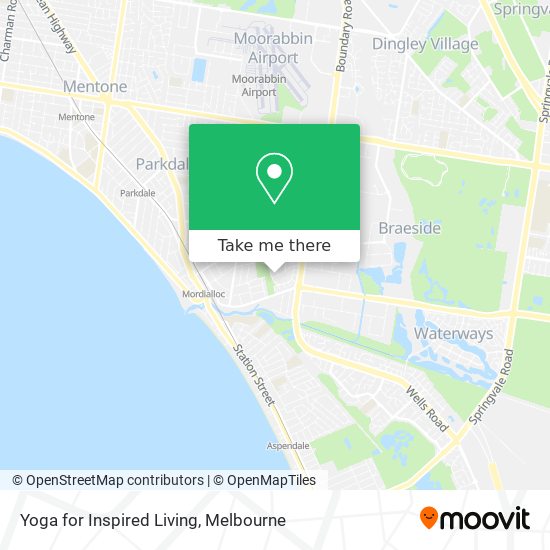 Yoga for Inspired Living map