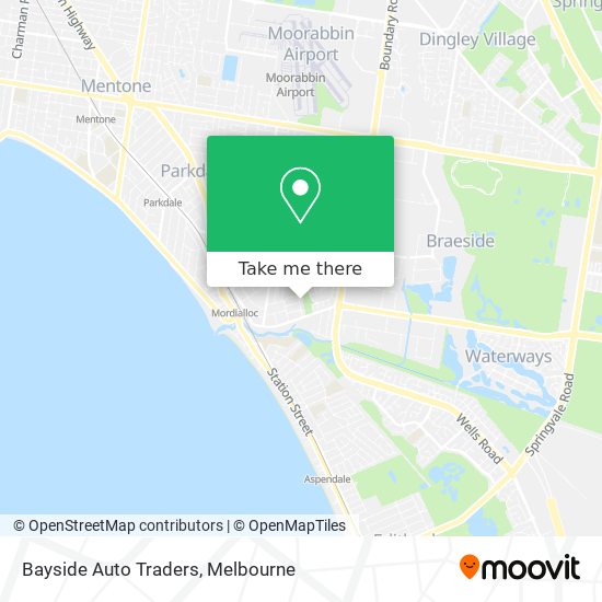 Bayside Auto Traders map
