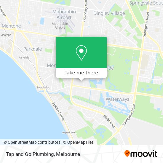 Tap and Go Plumbing map