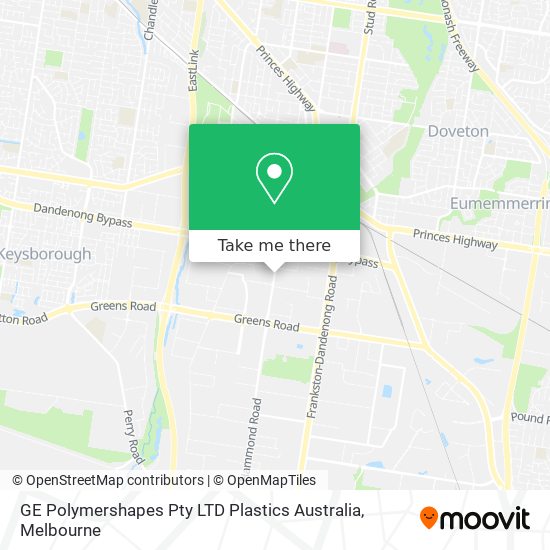 GE Polymershapes Pty LTD Plastics Australia map