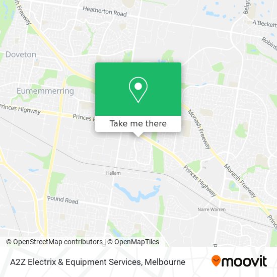 A2Z Electrix & Equipment Services map