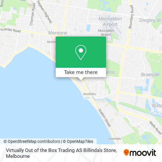 Virtually Out of the Box Trading AS Billinda's Store map