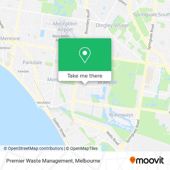 Premier Waste Management map