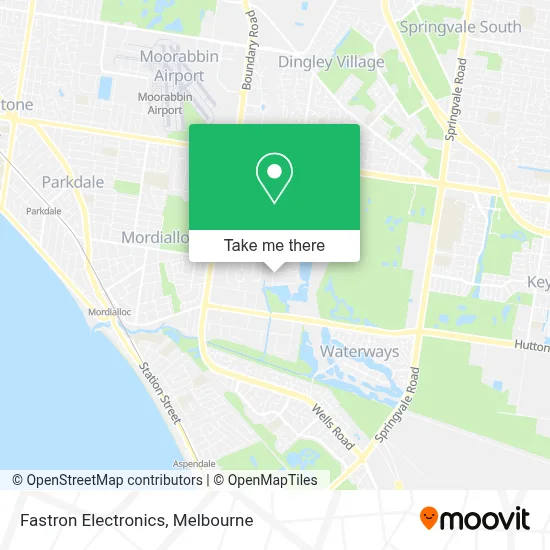 Mapa Fastron Electronics