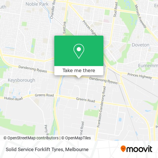 Solid Service Forklift Tyres map