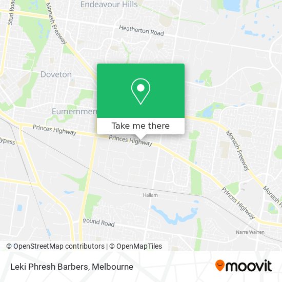 Leki Phresh Barbers map