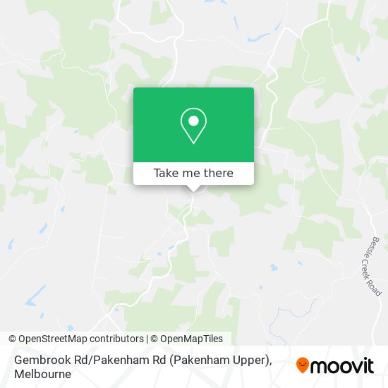 Gembrook Rd / Pakenham Rd (Pakenham Upper) map