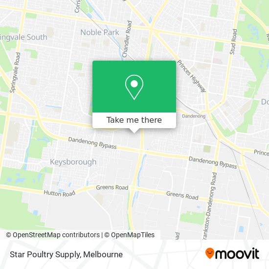Star Poultry Supply map
