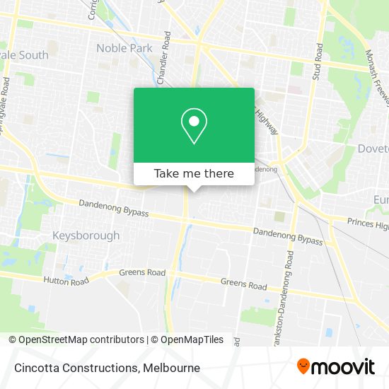 Cincotta Constructions map