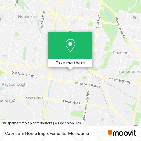 Capricorn Home Improvements map