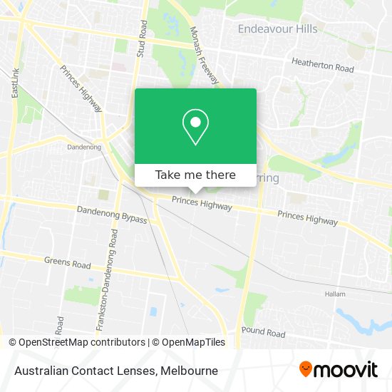 Australian Contact Lenses map