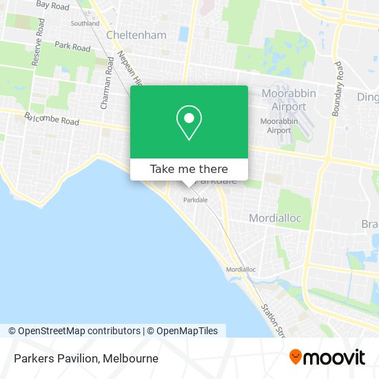 Parkers Pavilion map