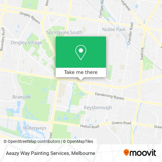 Mapa Aeazy Way Painting Services