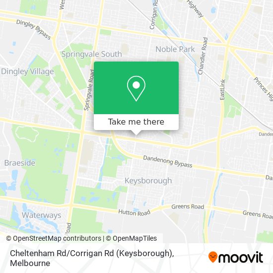 Cheltenham Rd / Corrigan Rd (Keysborough) map