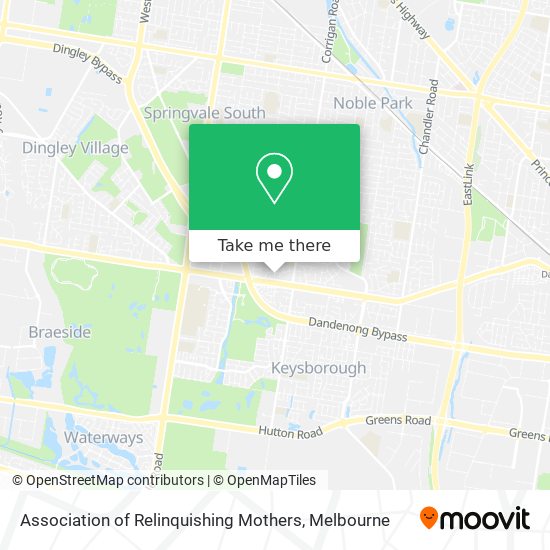 Association of Relinquishing Mothers map