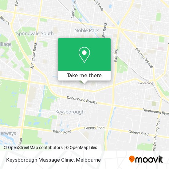 Keysborough Massage Clinic map