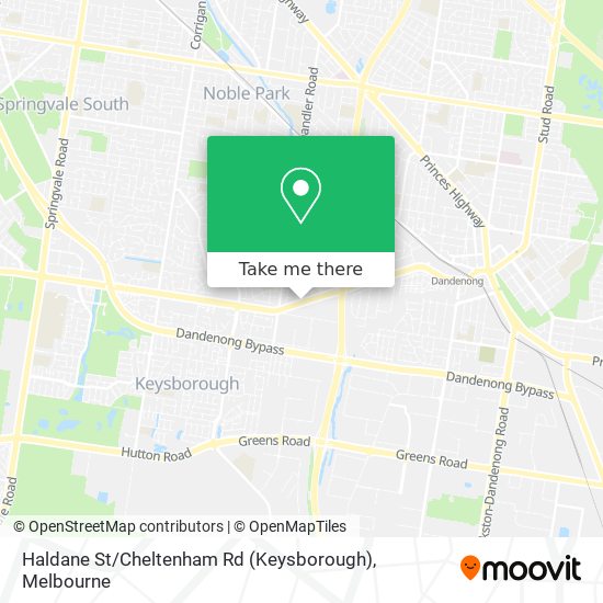 Haldane St / Cheltenham Rd (Keysborough) map
