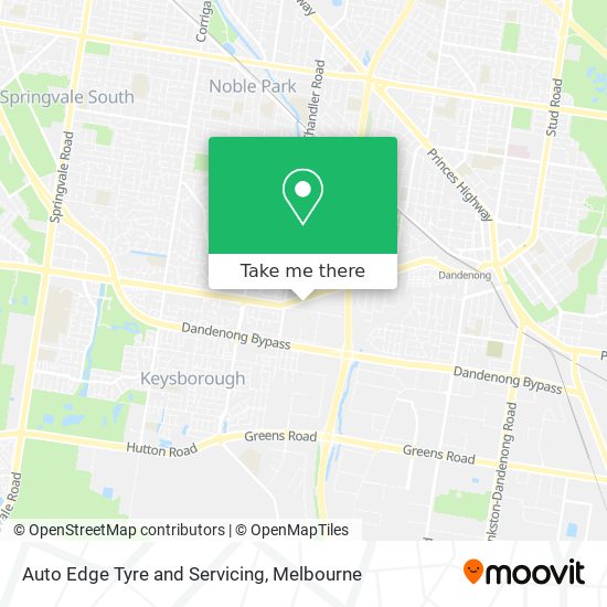 Auto Edge Tyre and Servicing map