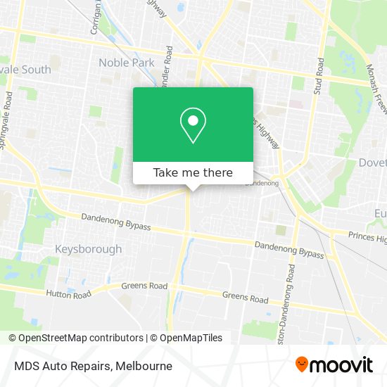 MDS Auto Repairs map