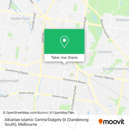 Albanian Islamic Centre / Dalgety St (Dandenong South) map