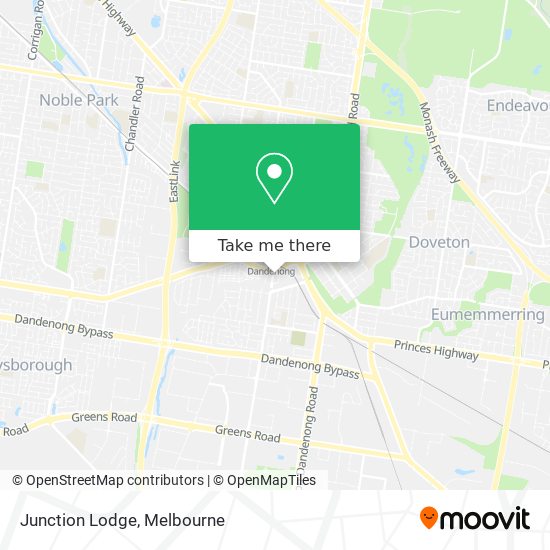 Junction Lodge map