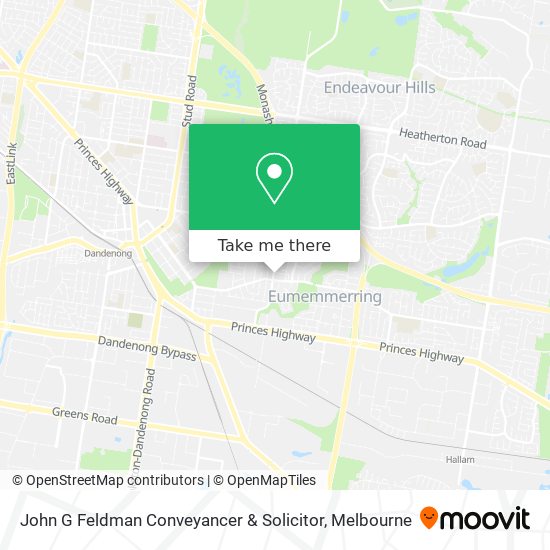 John G Feldman Conveyancer & Solicitor map