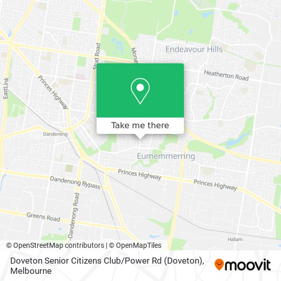 Doveton Senior Citizens Club / Power Rd map