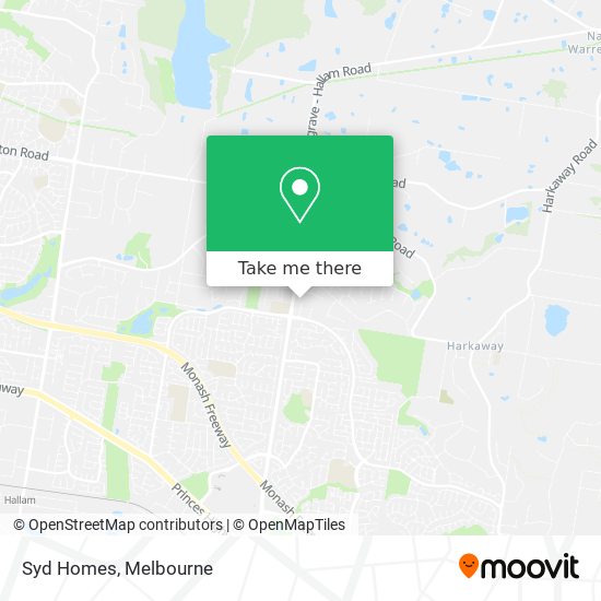 Syd Homes map