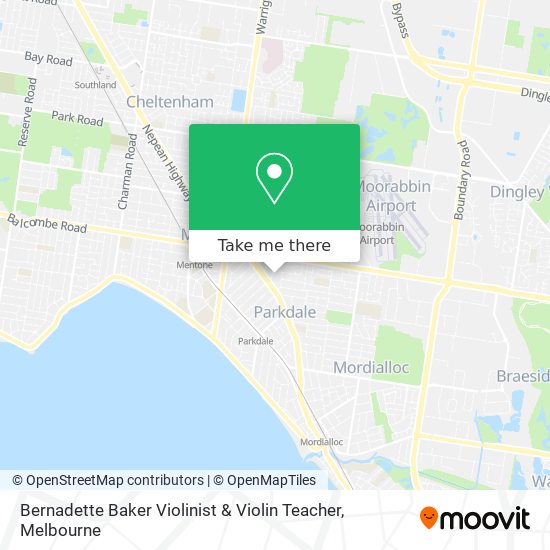 Bernadette Baker Violinist & Violin Teacher map