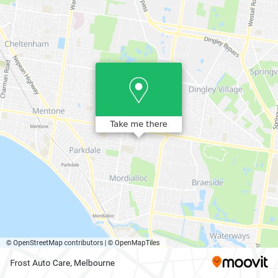 Mapa Frost Auto Care