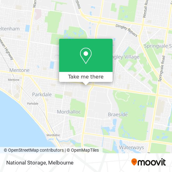 Mapa National Storage