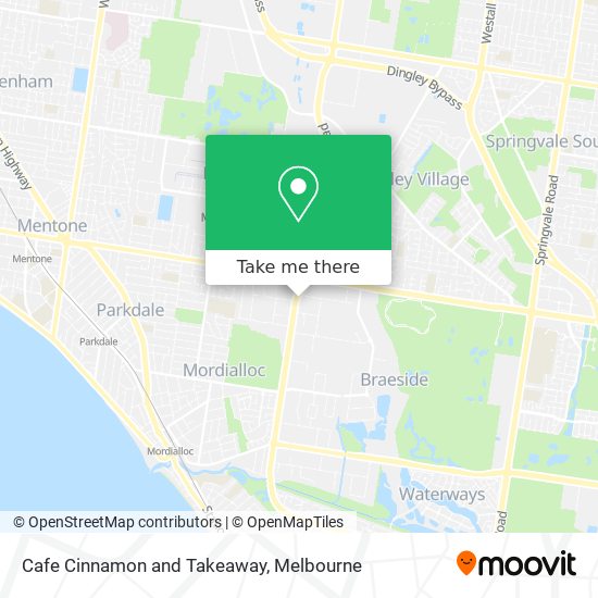 Cafe Cinnamon and Takeaway map