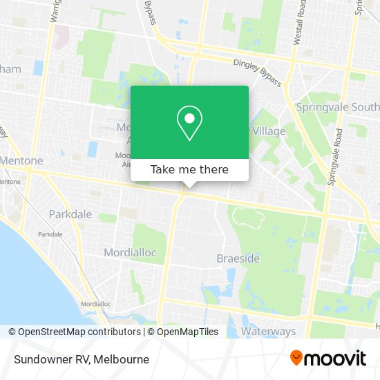 Sundowner RV map