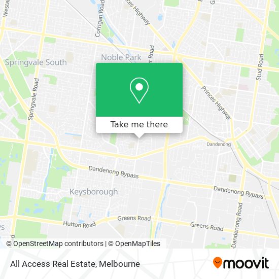 All Access Real Estate map