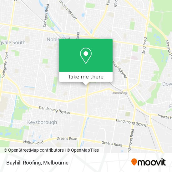 Bayhill Roofing map