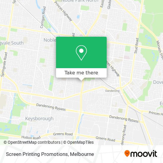 Screen Printing Promotions map
