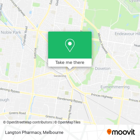 Langton Pharmacy map